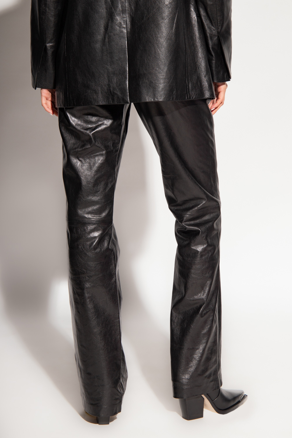 Helmut lang deals leather trousers